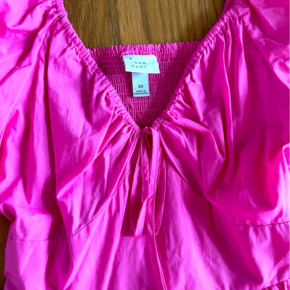 Puff Sleeve Dress - Picture 2 of 4